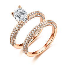 Muốn bán hot ngoại thương nổ mẫu mới kim cương tròn kim cương đặt nhẫn châu Âu và Hoa Kỳ đính hôn thời trang nhẫn cưới kim cương nữ Nhẫn