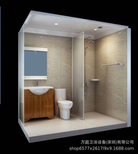 Muốn phòng tắm có thể được tùy chỉnh tích hợp nhanh khách sạn căn hộ ký túc xá phòng tắm tích hợp phòng tắm Phòng tắm tùy chỉnh
