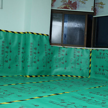 Bán buôn mặt đất bảo vệ phim tùy chỉnh trang trí màng bảo vệ dệt vải pve mã hóa bảo vệ phim mat mặc Sàn nhựa PVC
