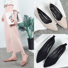 Một thế hệ của mùa xuân và mùa hè 2019 mới thời trang giản dị giày đế bằng đơn phiên bản Hàn Quốc của xu hướng giày công sở phẳng Giày nữ