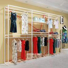 Cửa hàng quần áo cao cấp trưng bày giá quần áo của phụ nữ Đạo cụ trưng bày quần áo