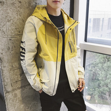 Yifsion | 2019 áo khoác nam mỏng mới áo khoác nam phiên bản Hàn Quốc của xu hướng áo khoác nam hip hop Áo khoác