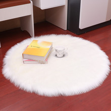 Một thế hệ của sự bắt chước mỡ thảm tròn sang trọng lông cừu Úc thảm sàn thảm sàn mua sắm cho nhà nội thất tùy chỉnh trang trí Thảm / thảm sàn