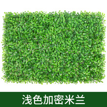 Nhà máy trực tiếp mô phỏng bãi cỏ nhựa màu ánh sáng Milan mô phỏng nhà máy trang trí tường mô phỏng cây xanh bán buôn Sân cỏ nhân tạo