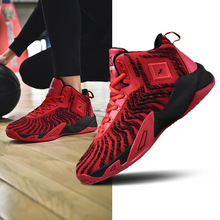 Xuân 2019 giày thể thao nam mới thời trang bay dệt thoáng khí chống trượt giày chạy bộ bóng rổ Giày thể thao