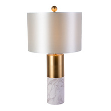 Mỹ tối giản hiện đại đá cẩm thạch sáng tạo đèn bàn Trung Quốc mô hình phòng khách phòng ngủ đầu giường bàn ánh sáng sang trọng đèn bàn Đèn bàn trang trí