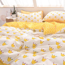 Bộ đồ giường bằng vải bông chéo vải dệt hoa bé Bắc Âu gió giường nhà dệt vải Vải in
