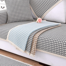 Four Seasons bông khăn trượt nắp sofa đệm cửa sổ bìa và pad bao gồm tất cả phong cách châu Âu sofa gỗ rắn đệm sofa đệm Đệm / sofa đệm