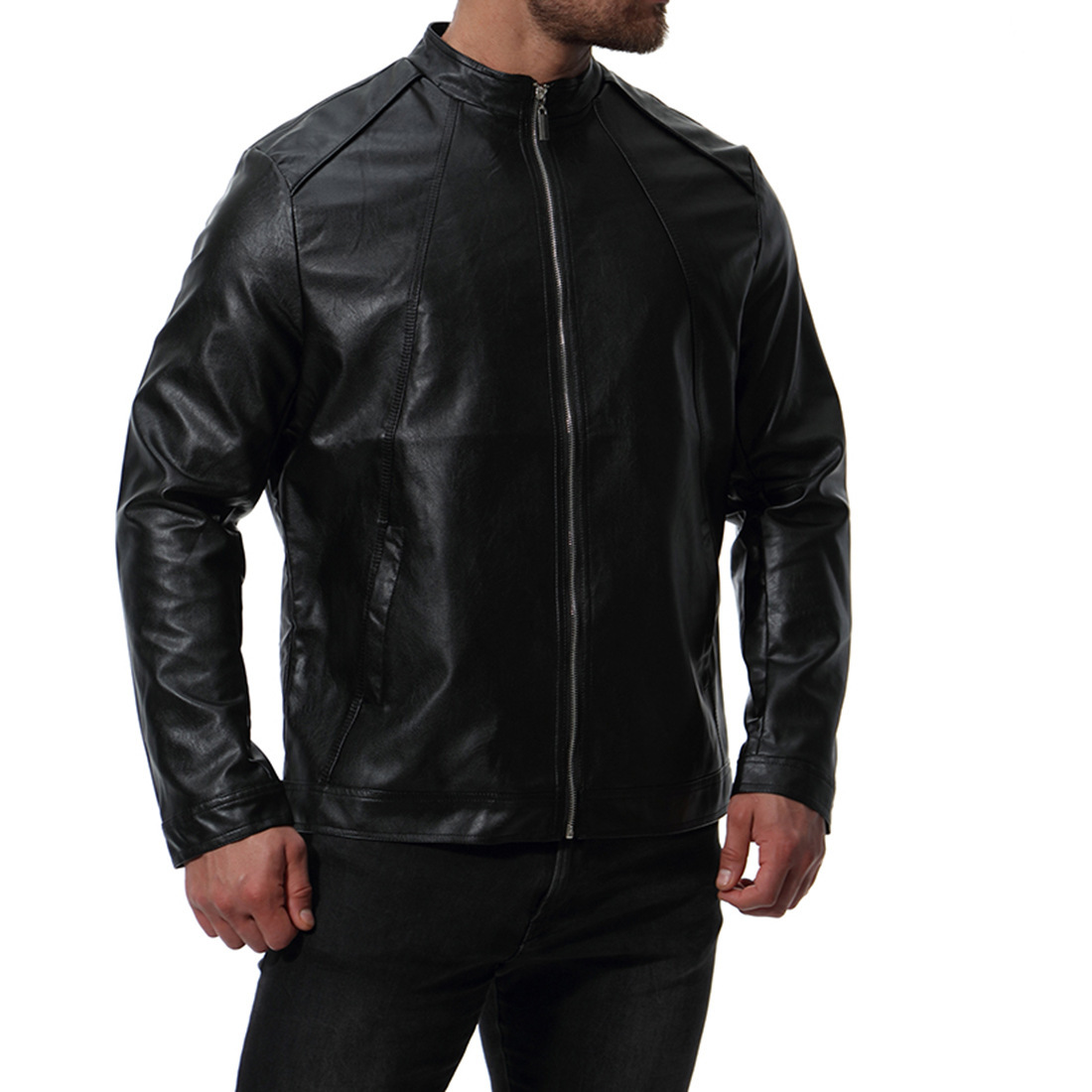 Veste en cuir homme - Ref 3443828 Image 9