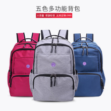 Túi đeo vai tùy chỉnh in logo nam 2019 phiên bản mới của Hàn Quốc vải canvas màu du lịch ngoài trời túi nam Túi học sinh trung học cơ sở