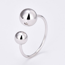 Phiên bản Hàn Quốc của chiếc nhẫn nhỏ tươi đơn giản ngọt ngào kích thước hạt vòng mở cá tính ngón tay nhẫn trang sức Vòng tay