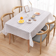 Khăn trải bàn Bắc Âu không thấm nước chống vảy dầu không dùng một lần khăn trải bàn bằng vải lưới bàn cà phê vải bàn vải PVC Khăn trải bàn / khăn trải bàn