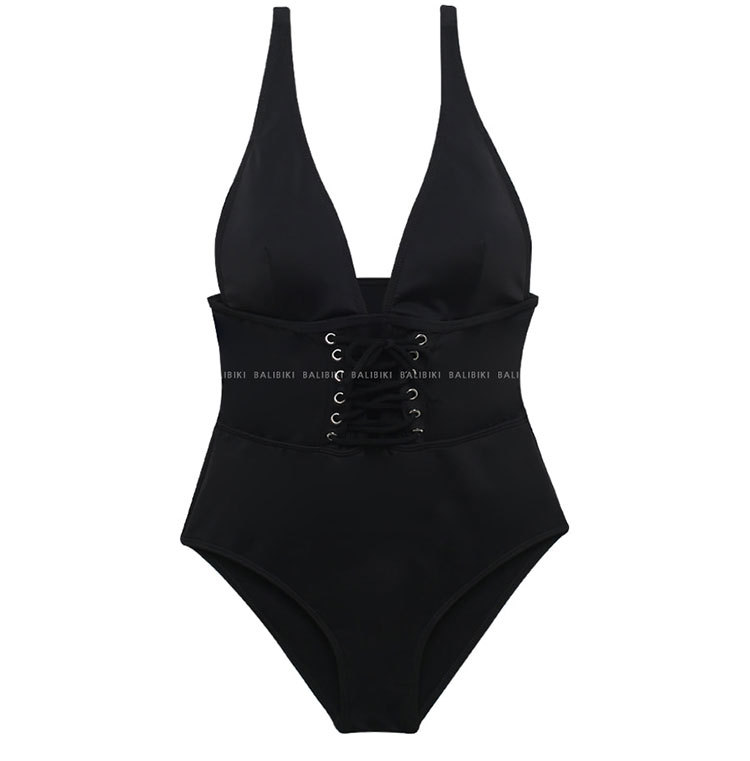sexy conservative triangle one-piece swimsuit NSHL32982