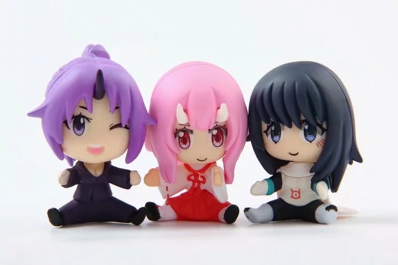 wholesale comic spun sugar younger sister   Dream devil younger sister   month Chuan yarn Discipline   white   purple   box-packed   Ornaments Hand operated