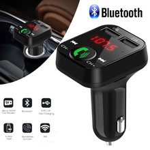 B2 xe Bluetooth Máy nghe nhạc MP3 Bluetooth máy rảnh tay rảnh tay fm máy sạc usb kép b2 sạc xe MP3 Xe mp3