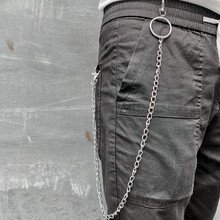 Hip-hop punk kim loại vòng quần chuỗi hiệu suất vòng eo quần jeans chuỗi phụ kiện mặt dây chuyền Thắt lưng