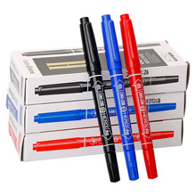 Anh hùng bút đánh dấu dây bút bút 887 màu nhỏ đôi đầu bút đánh dấu bút 12 màu đặt bút màu Điểm đánh dấu