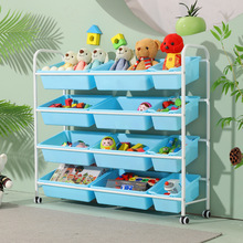 Trẻ em lưu trữ đồ chơi giá nhiều lớp đồ chơi trẻ em lưu trữ hợp nhất đơn giản lưu trữ đồ chơi tủ nhà Đồ nội thất trẻ em khác