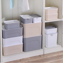 Hộp lưu trữ nhựa hộp lưu trữ hộp lưu trữ đồ chơi lớn hộp lưu trữ hộp chống ẩm hộp sản phẩm gia dụng bán hàng trực tiếp Hộp lưu trữ