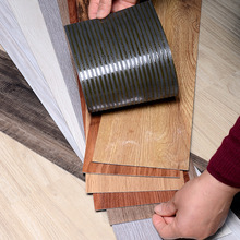 Tự dính sàn da PVC dán sàn dày chống thấm chống thấm sàn giấy nhựa ký túc xá cải tạo sàn nhà keo Sàn nhựa PVC