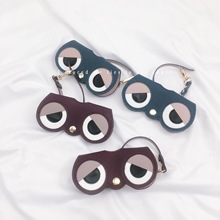 Owl da trẻ em kính trường hợp kính mát hộp kính mát hộp trẻ em hộp mắt di động dễ thương Phụ kiện kính