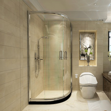 Phòng tắm Youlai Vách tắm phòng tắm vách ngăn kính cường lực đơn giản có thể được tùy chỉnh phòng tắm. Phòng tắm tùy chỉnh