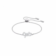 Swarovski Elements Crystal s925 Sterling Silver Butterfly Bracelet Girls Cô đơn giản thế hệ mới Vòng tay