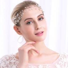Mới thời trang châu Âu và Mỹ cô dâu mũ garland hợp kim rhinestone dây đeo trang sức headband phụ kiện đám cưới nhà máy bán buôn Băng tóc