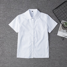 Nhà máy bán buôn học sinh trung học Nhật Bản Maruyuan cổ tròn tay áo ngắn mẫu giáo jk đồng phục áo sơ mi Áo