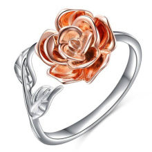 Muốn bán nóng ngoại thương nhẫn hoa hồng mới châu Âu và Hoa Kỳ cung cấp xuyên biên giới mạ vàng hồng tách nhẫn nhẫn nữ Nhẫn