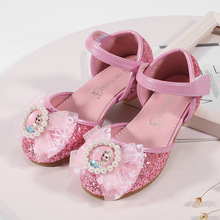 Mùa hè mới pha lê giày trẻ em đá lãng mạn dép pha lê giày cao gót hiệu suất giày công chúa Giày công chúa