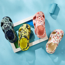 Happy Mary Girls Sandals Summer Kids Giày dép nam Baby Baby Sandals Trượt Baotou Hole Shoes Dép trẻ em