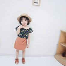 Quần bé gái 2019 mới bé gái cotton giả váy hai dây phiên bản Hàn Quốc mùa hè mới cho bé quần hot Culottes