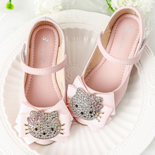 Giày cô gái mới miệng cô gái nông miệng đơn giày chống trượt mềm mại trẻ em giày đế mềm thời trang hoa Giày công chúa