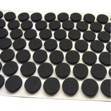 2MM dày eva mat đen tròn bọt pad một mặt dính eva miếng đệm chống trượt Bọt Eva