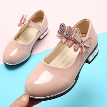 Giày nữ bán buôn 2019 xuân và thu mới giày trẻ em lớn giày trẻ em công chúa học sinh biểu diễn giày đơn Giày công chúa