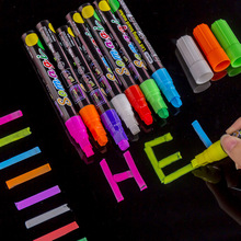 Tấm huỳnh quang bút đặc biệt bút đánh dấu bút flash màu bút dạ quang bảng đen bút xóa có thể xóa bút màu thủy tinh Công cụ tô sáng