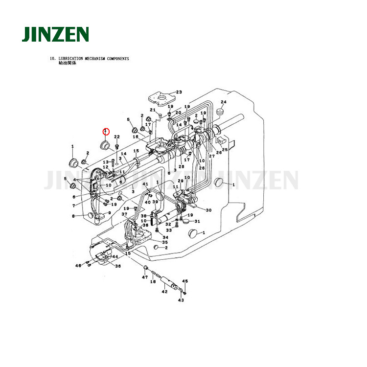 重机juki1850套结机纱拉组b1115-232-0a0工业缝配机零配件批发