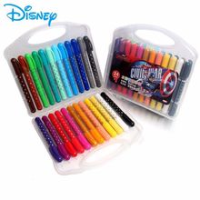 [Ưu đãi đặc biệt] 12 màu Disney xoay đầy màu sắc trẻ em học sinh vẽ phấn màu dầu bút màu cha-con Bút màu nước