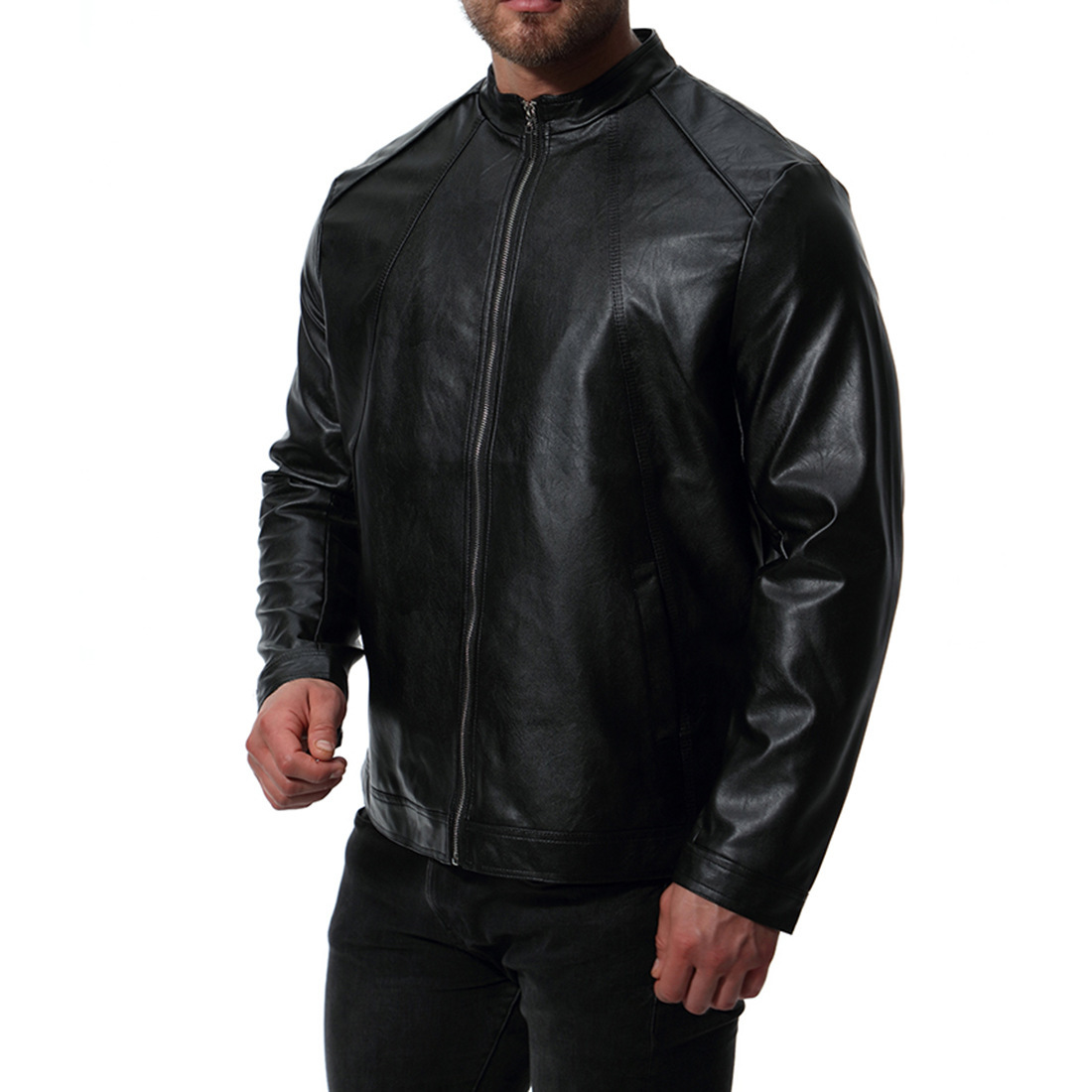 Veste en cuir homme - Ref 3443828 Image 12