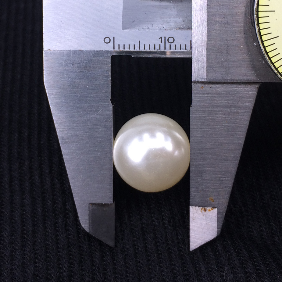 15x2mm 16mm仿珍珠大小孔径diy饰品配件来样来图加工厂家