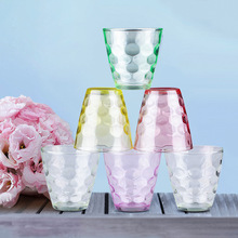 Raindrop kính sáng tạo thời trang màu thủy tinh nhiều màu sắc cốc nước mưa sáu mảnh đặt nước tùy chỉnh Bộ cốc