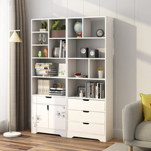 Tủ sách Tầng kệ Bàn đơn giản Hiện đại Kệ phòng ngủ đơn giản Sáng tạo Sinh viên Kết hợp miễn phí Tủ sách nhỏ Tủ sách
