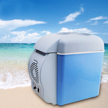 Amoi 7.5 lít sử dụng kép cola loại tủ lạnh mini tủ lạnh xe điện nóng lạnh Tủ lạnh ô tô