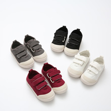Xuân 2019 giày trẻ em mới Giày vải trẻ em tiện lợi Velcro Phiên bản Hàn Quốc của xu hướng giày thông thường bán buôn Giày vải trẻ em