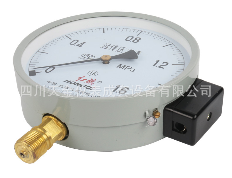 红旗 电阻远传压力表YTZ-150 径向 气压表油压表液压表