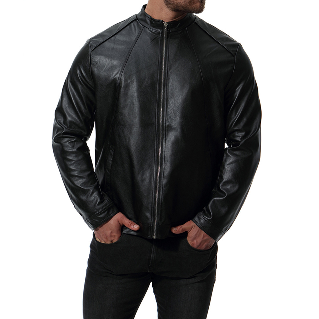 Veste en cuir homme - Ref 3443828 Image 11