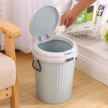 Bán buôn sọc thùng rác nhựa gia dụng vỏ vòng tròn bao gồm thùng sức khỏe bấm văn phòng sọt rác giỏ rác phòng khách Thùng rác