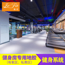 Phòng tập thể dục PVC thể thao cao su chuỗi phòng tập thể dục chuyên nghiệp nhà sản xuất giải pháp sàn phòng tập thể dục Sàn nhựa PVC