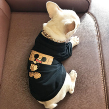 Một thế hệ của quần áo mèo ú quần áo vật nuôi quanh cổ áo len Hàn Quốc phiên bản của chó Schnauzer thư Teddy chân quần áo Trang phục chó